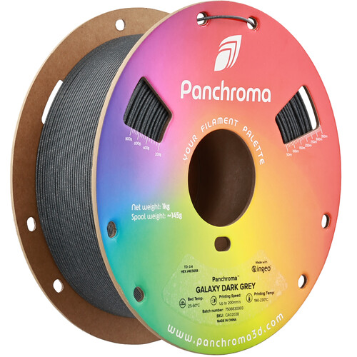 Polymaker Panchroma Galaxy PLA Filament (1kg Dark Gray)