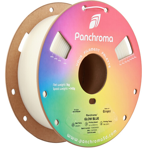 Polymaker Panchroma Glow PLA Filament (1kg Glow Blue)