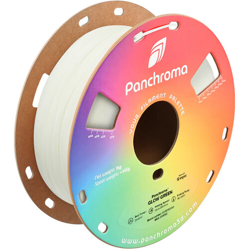 Polymaker Panchroma Glow PLA Filament (1kg Glow Green)