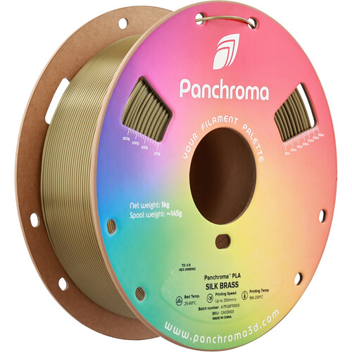 Polymaker Panchroma Silk PLA Filament (1kg Silk Brass)