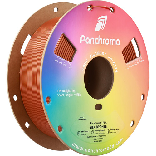 Polymaker Panchroma Silk PLA Filament (1kg Silk Bronze)