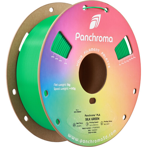 Polymaker Panchroma Silk PLA Filament (1kg Silk Green)