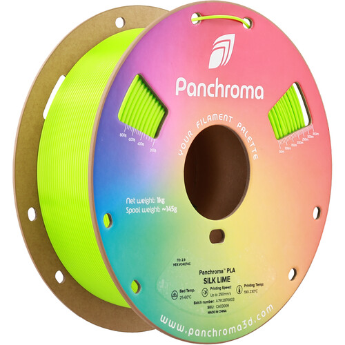 Polymaker Panchroma Silk PLA Filament (1kg Silk Lime)