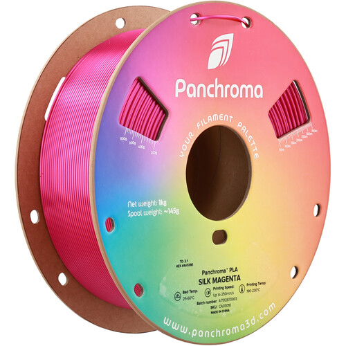 Polymaker Panchroma Silk PLA Filament (1kg Silk Magenta)