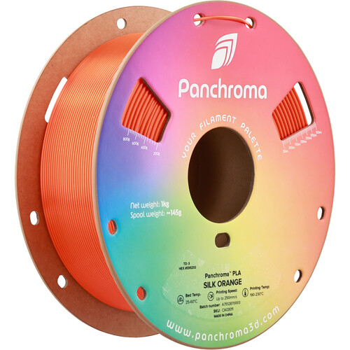 Polymaker Panchroma Silk PLA Filament (1kg Silk Orange)