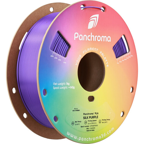Polymaker Panchroma Silk PLA Filament (1kg Silk Purple)
