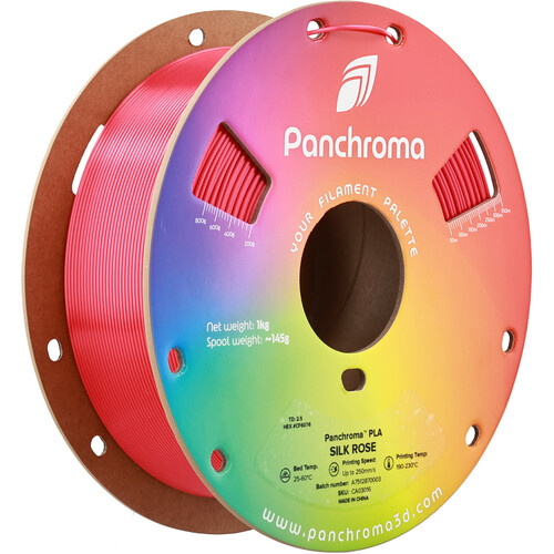Polymaker Panchroma Silk PLA Filament (1kg Silk Rose)