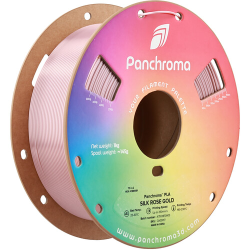 Polymaker Panchroma Silk PLA Filament (1kg Silk Rose Gold)