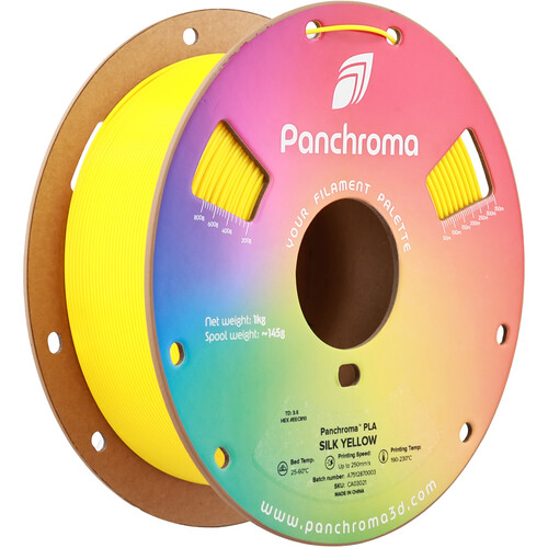 Polymaker Panchroma Silk PLA Filament (1kg Silk Yellow)
