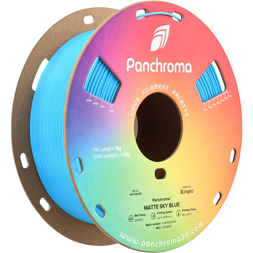 Polymaker Panchroma Matte PLA Filament (1kg Sky Blue)