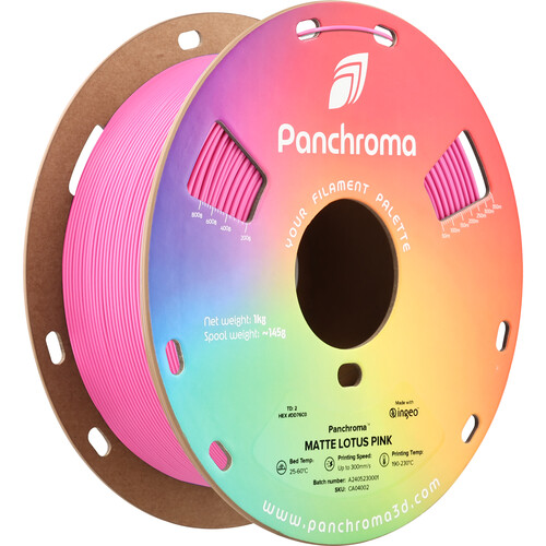 Polymaker Panchroma Matte PLA Filament (1kg Lotus Pink)