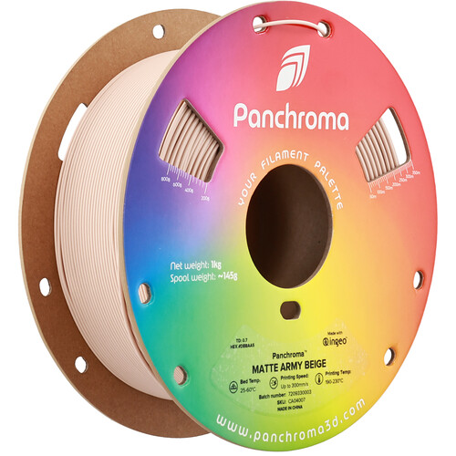 Polymaker Panchroma Matte PLA Filament (1kg Army Beige)