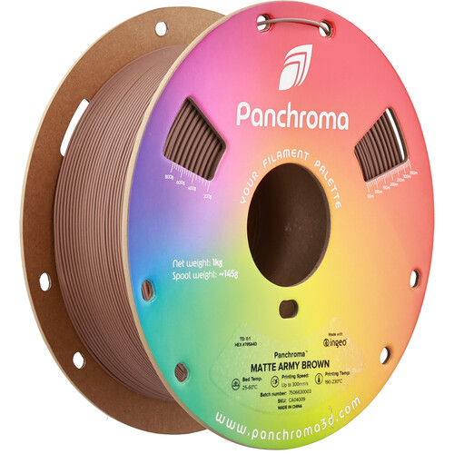 Polymaker Panchroma Matte PLA Filament (1kg Army Brown)