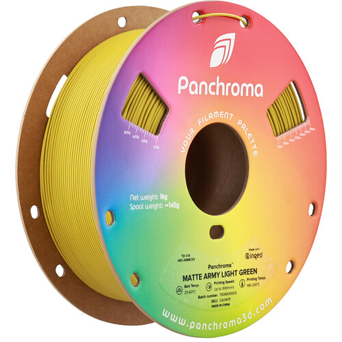 Polymaker Panchroma Matte PLA Filament (1kg Army Light Green)