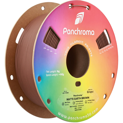 Polymaker Panchroma Matte PLA Filament (1kg Earth Brown)