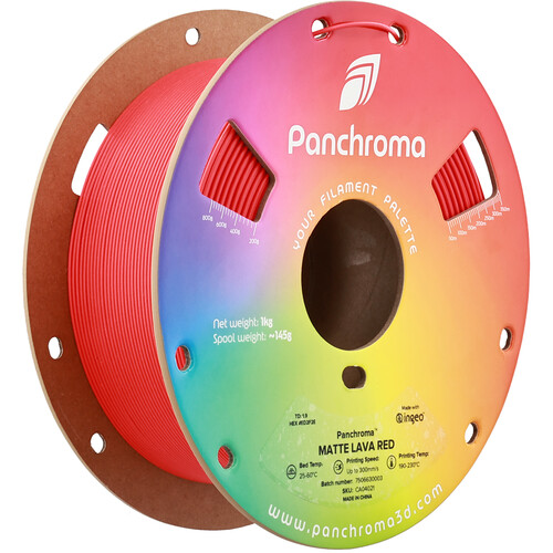 Polymaker Panchroma Matte PLA Filament (1kg Lava Red)