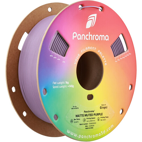 Polymaker Panchroma Matte PLA Filament (1kg Muted Purple)