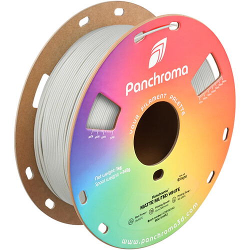 Polymaker Matte PLA Filament (1.75mm Muted White)
