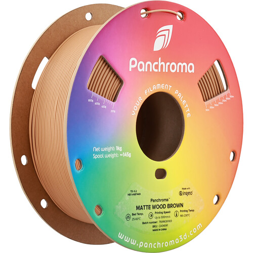 Polymaker Panchroma Matte PLA Filament (1kg Wood Brown)