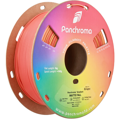Polymaker Panchroma Gradient Matte PLA Filament (1kg Fall Orange)
