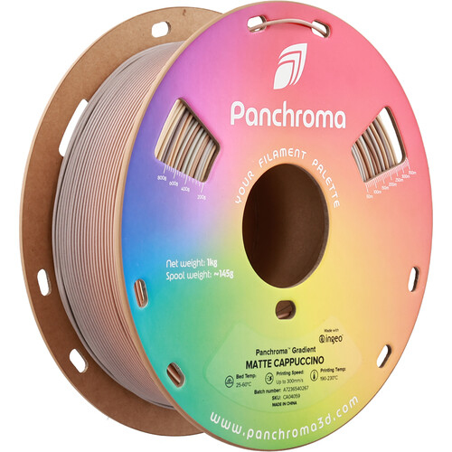 Polymaker Panchroma Gradient Matte PLA Filament (1kg Cappuccino White)