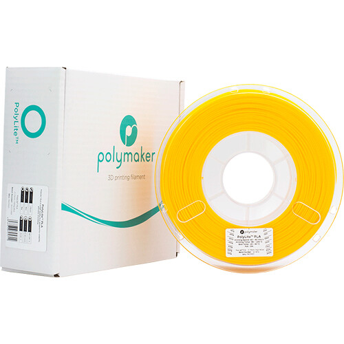 Polymaker 1.75mm PolyLite PLA Filament (1kg Yellow)