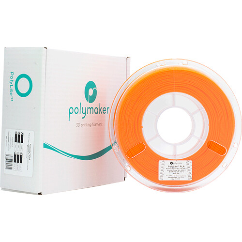 Polymaker 1.75mm PolyLite PLA Filament (1kg Orange)