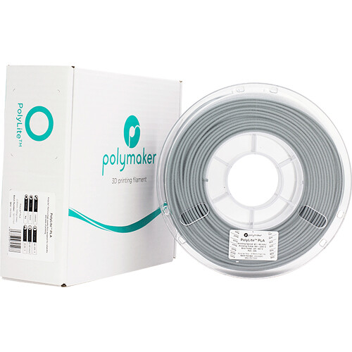 Polymaker 2.85mm PolyLite PLA Filament (1kg Gray)