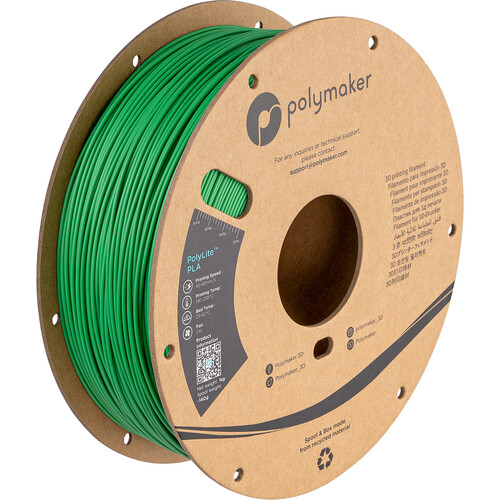 Polymaker 2.85mm PolyLite PLA Filament (1kg Green)