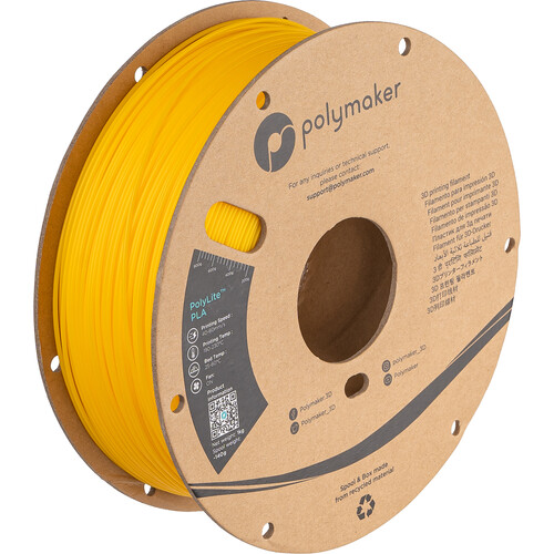 Polymaker 2.85mm PolyLite PLA Filament (1kg Yellow)