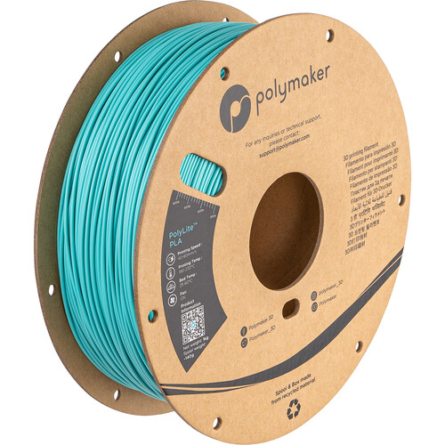 Polymaker 2.85mm PolyLite PLA Filament (1kg Polymaker Teal)
