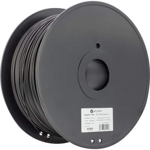 Polymaker 2.85mm PolyLite PLA Filament (3kg Black)