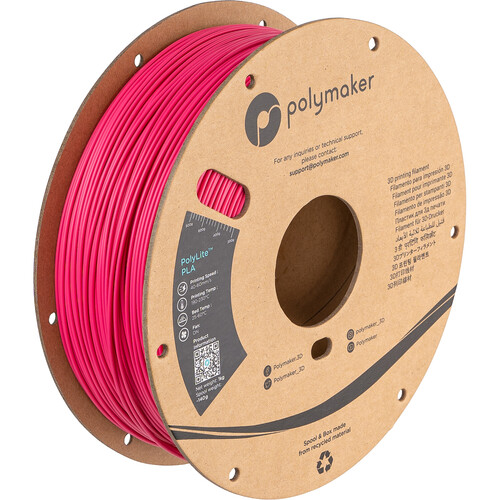 Polymaker 1.75mm PolyLite PLA Filament (1kg Magenta)