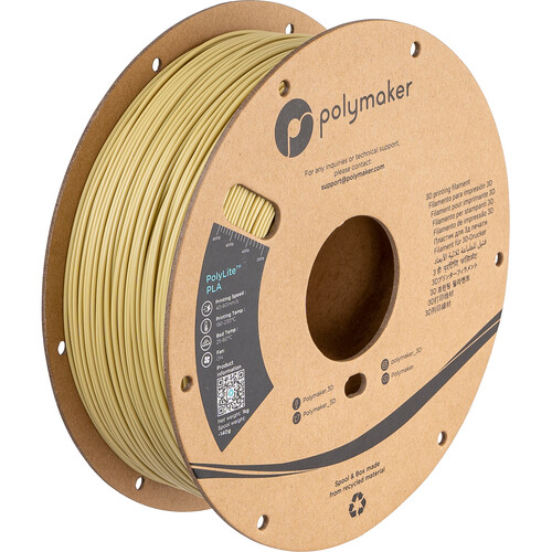 Polymaker 1.75mm PolyLite PLA Filament (1kg Beige)