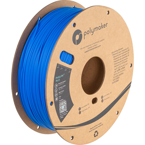 Polymaker 1.75mm PolyLite PLA Filament (1kg Azure Blue)