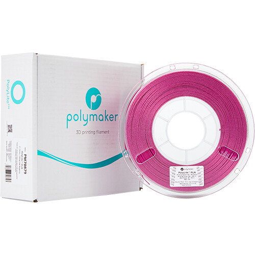 Polymaker 1.75mm PolyLite Silk PLA Filament (1kg Silk Magenta)