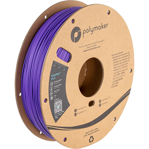 Polymaker 2.85mm PolyMax PLA Filament (750g Purple)
