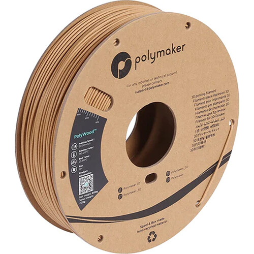 Polymaker 2.85mm PolyWood Filament (600g Wood)