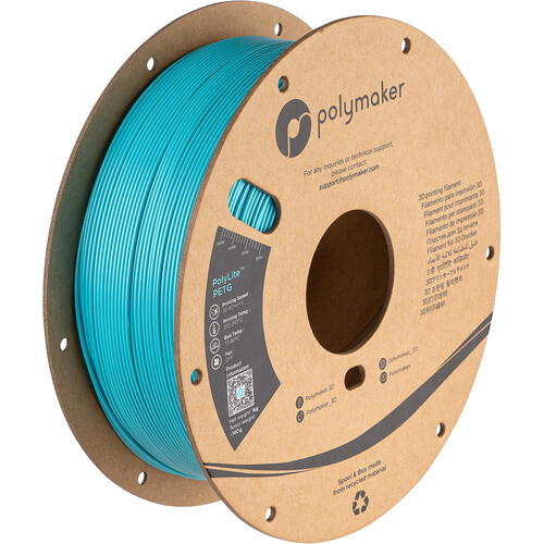 Polymaker 1.75mm PolyLite PETG Filament(1kg Polymaker Teal)