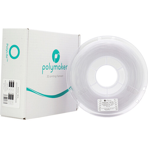 Polymaker 1.75mm PolyLite PETG Filament(1kg Transparent)