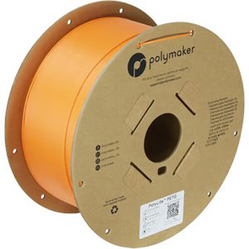 Polymaker 1.75mm PolyLite PETG Filament(3kg Orange)