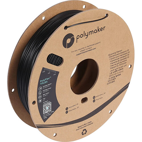 Polymaker 2.85mm PolyFlex TPU90 Filament (750g Black)