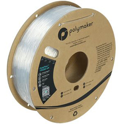 Polymaker 1.75mm PolyFlex TPU95-HF Filament (750g Clear)