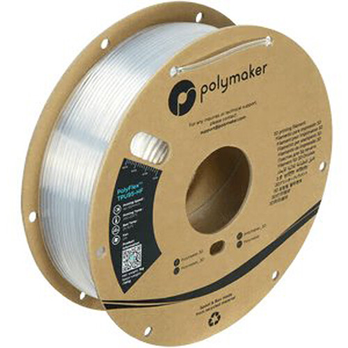 Polymaker 2.85mm PolyFlex TPU95-HF Filament (1kg Clear)