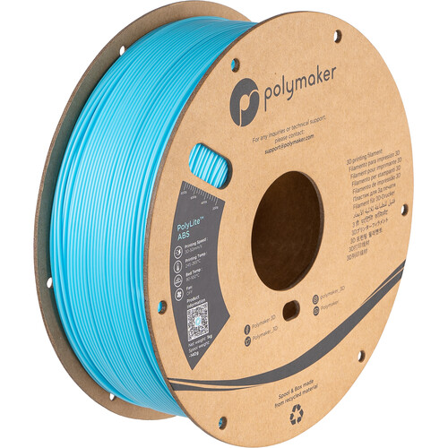 Polymaker 1.75mm PolyLite ABS Filament (1kg Light Blue)