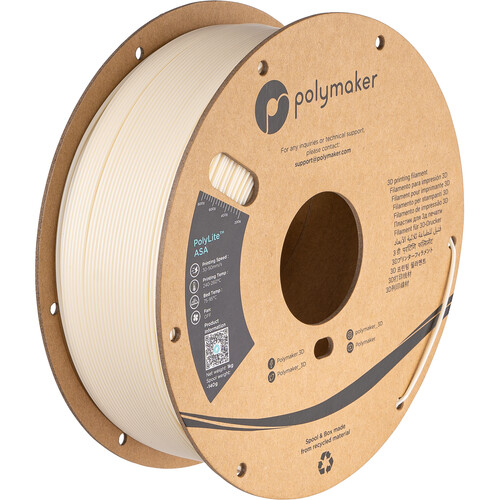 Polymaker 1.75mm PolyLite ASA Filament (1kg Natural)