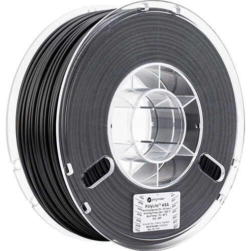 Polymaker 2.85mm PolyLite ASA Filament (1kg Black)