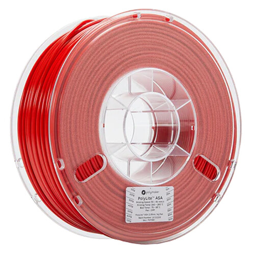 Polymaker 2.85mm PolyLite ASA Filament (1kg Red)