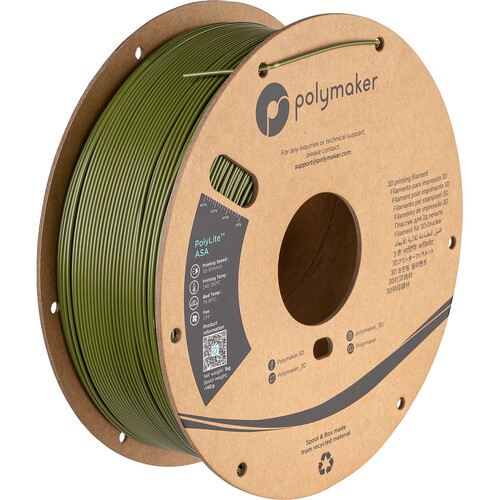 Polymaker 2.85mm PolyLite ASA Filament (1kg Army Green)