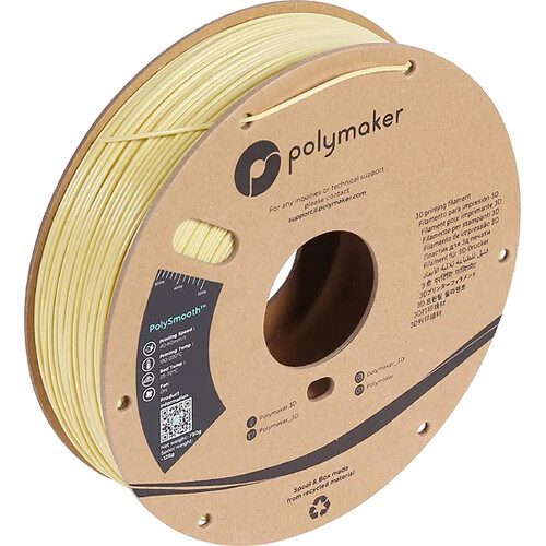 Polymaker 1.75mm PolySmooth Filament (750g Beige)